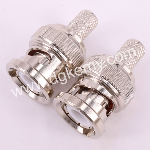thumbnail image 2 of BNC Male Plug Right Angle Crimp For RG8X RG-8X LMR240 Cable RF Connector 2 of 10