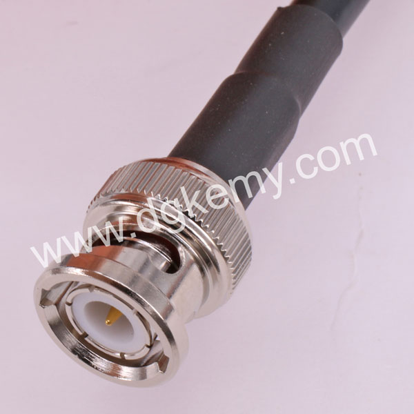 thumbnail image 2 of BNC Male Plug Right Angle Crimp For RG8X RG-8X LMR240 Cable RF Connector 2 of 10